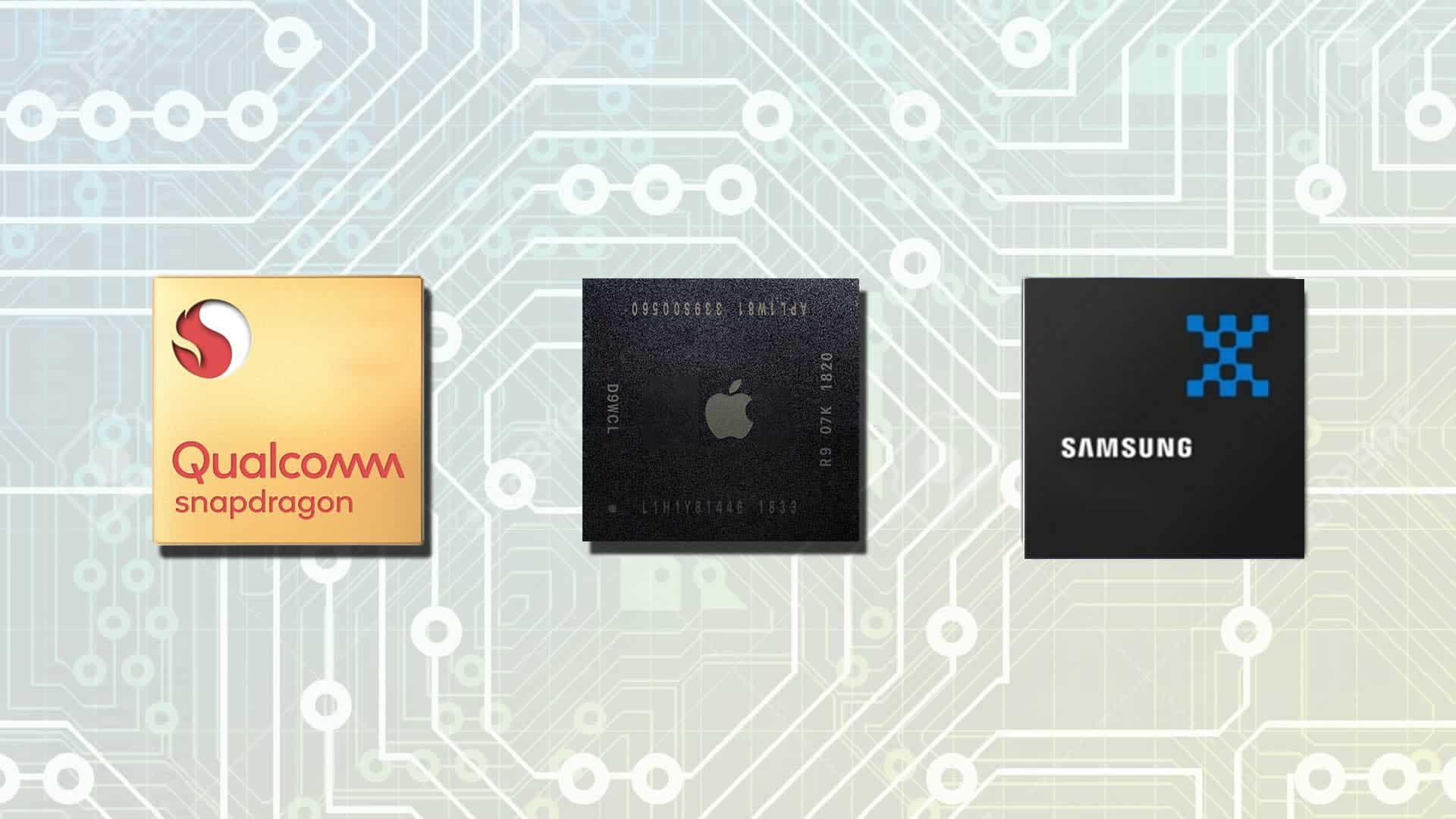 Samsung vs Qualcomm vs apple