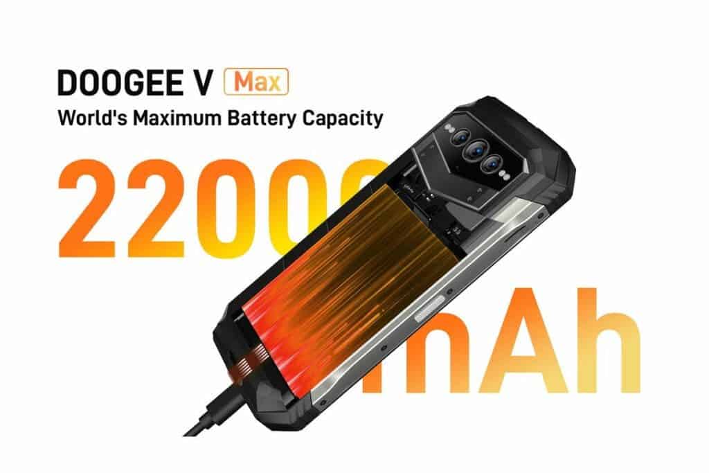 Doogee V Max Combines The Largest Battery (22000mAh) And The Most Powerful Chipset
