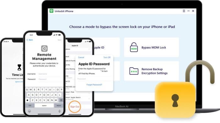 Foneazy Unlockit iPhone Screen Unlocker - remove Apple ID