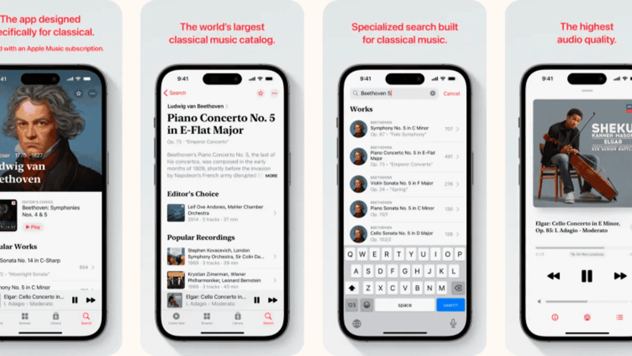 Apple Music Classical Now Available for iPhone Users Worldwide ...