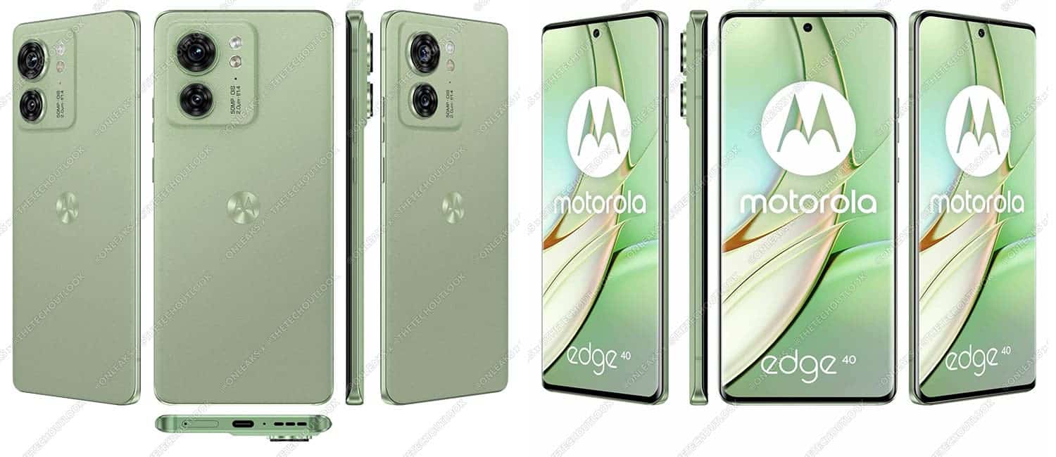 Motorola Moto Edge 40 verde