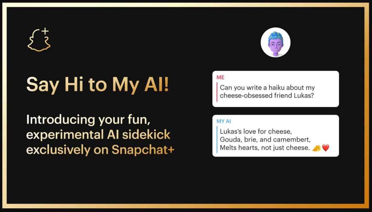 Snapchat My Ai chatbot