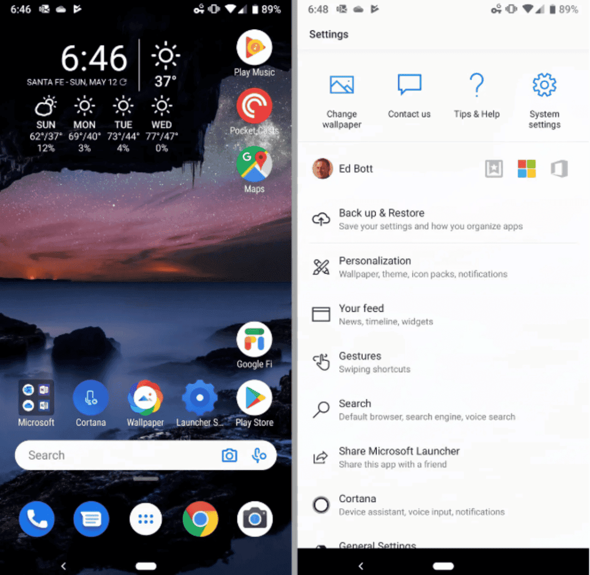 change phone theme on android
