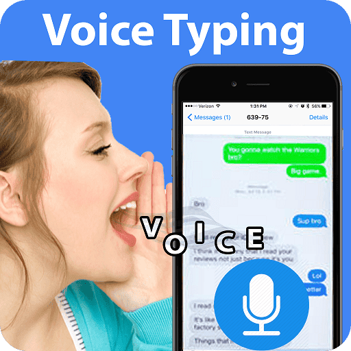 voice typing on a mobile phone