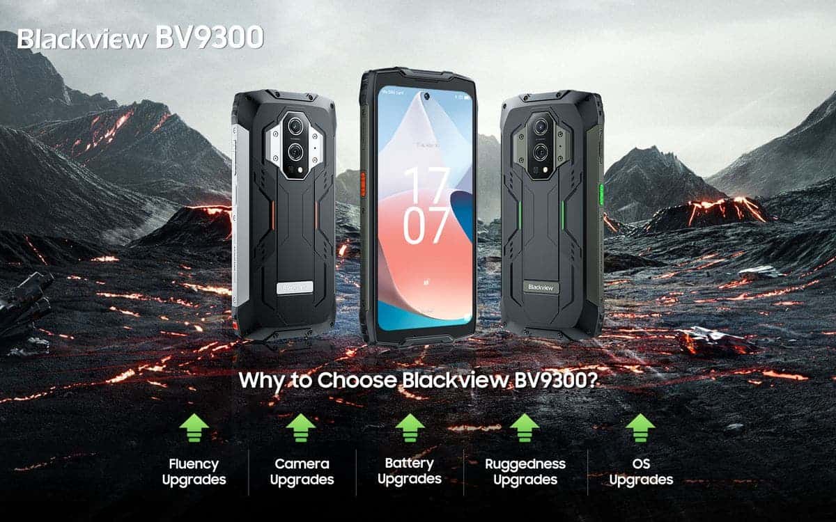 Blackview BV9300 Rugged Smartphone 21GB+256GB/1TB 15080mAh 33W 120Hz  50MP+32MP
