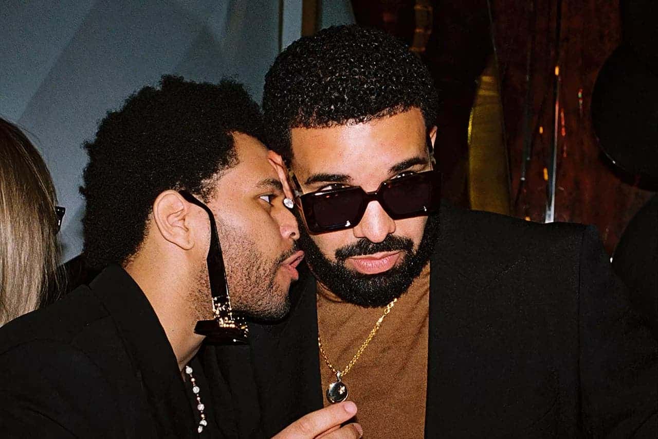 Drake and The Weeknd on the Weeknd's last birthday party