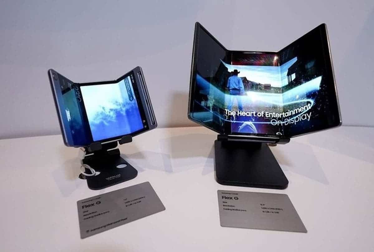Samsung "three-fold" foldable phone