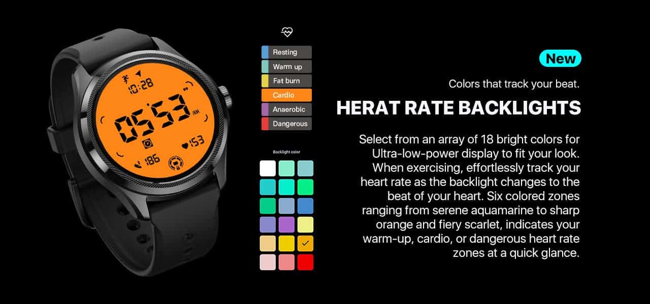 TicWatch Pro 5 Heart Rate