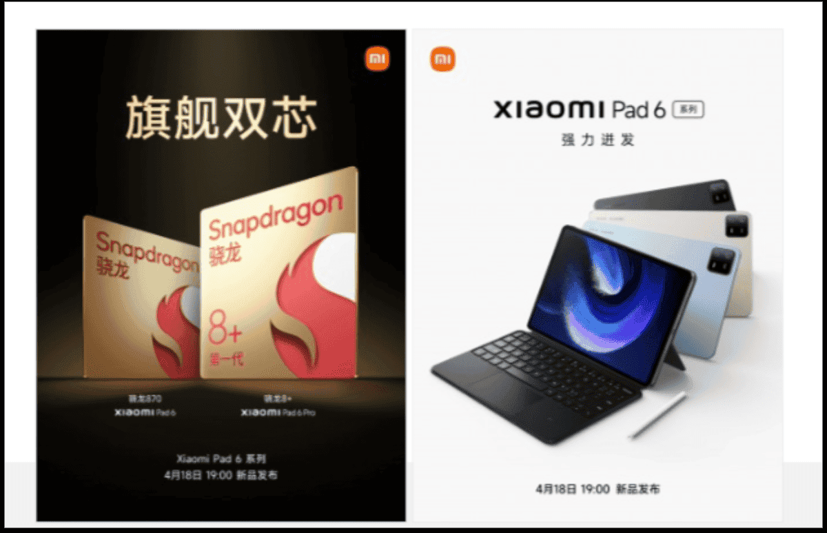 Xiaomi Pad 6 features Snapdragon chipset