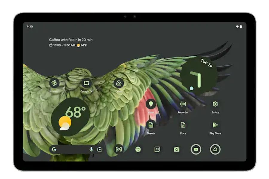 Google Pixel Tablet Display