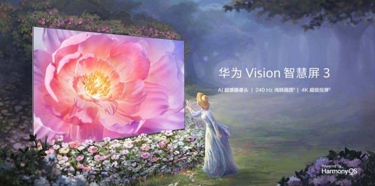Huawei Vision Smart Screen 3 with AI super-sensing camera released