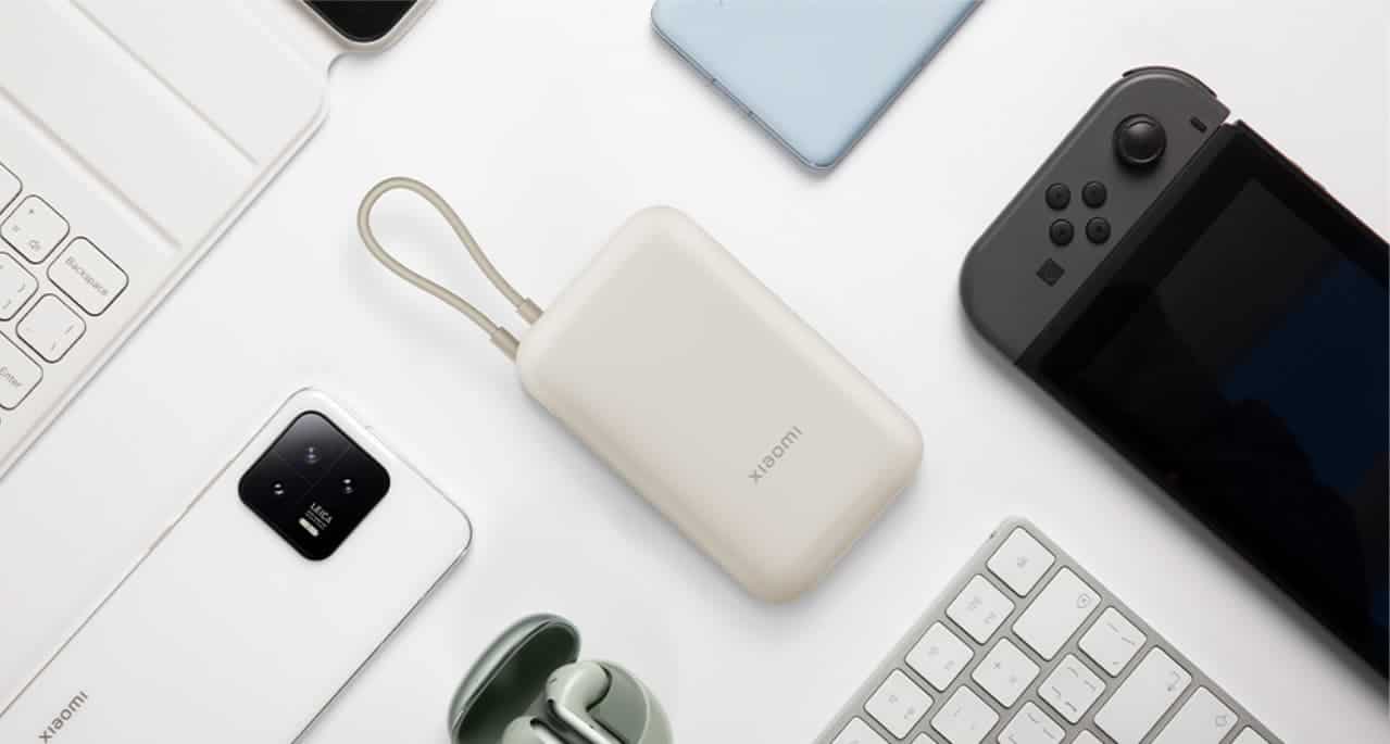 Xiaomi 10000mAh Pocket Edition Built-in Cable