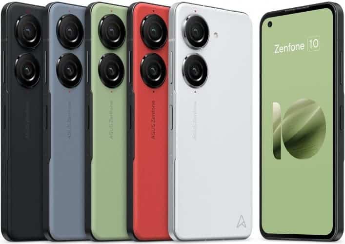 Asus Zenfone 10 Дизайн и цвета