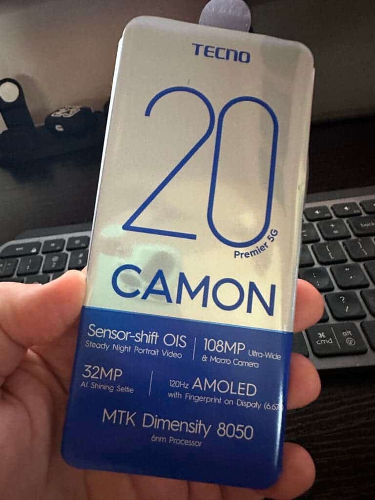 Tecno Camon 20 Premier review -  tests