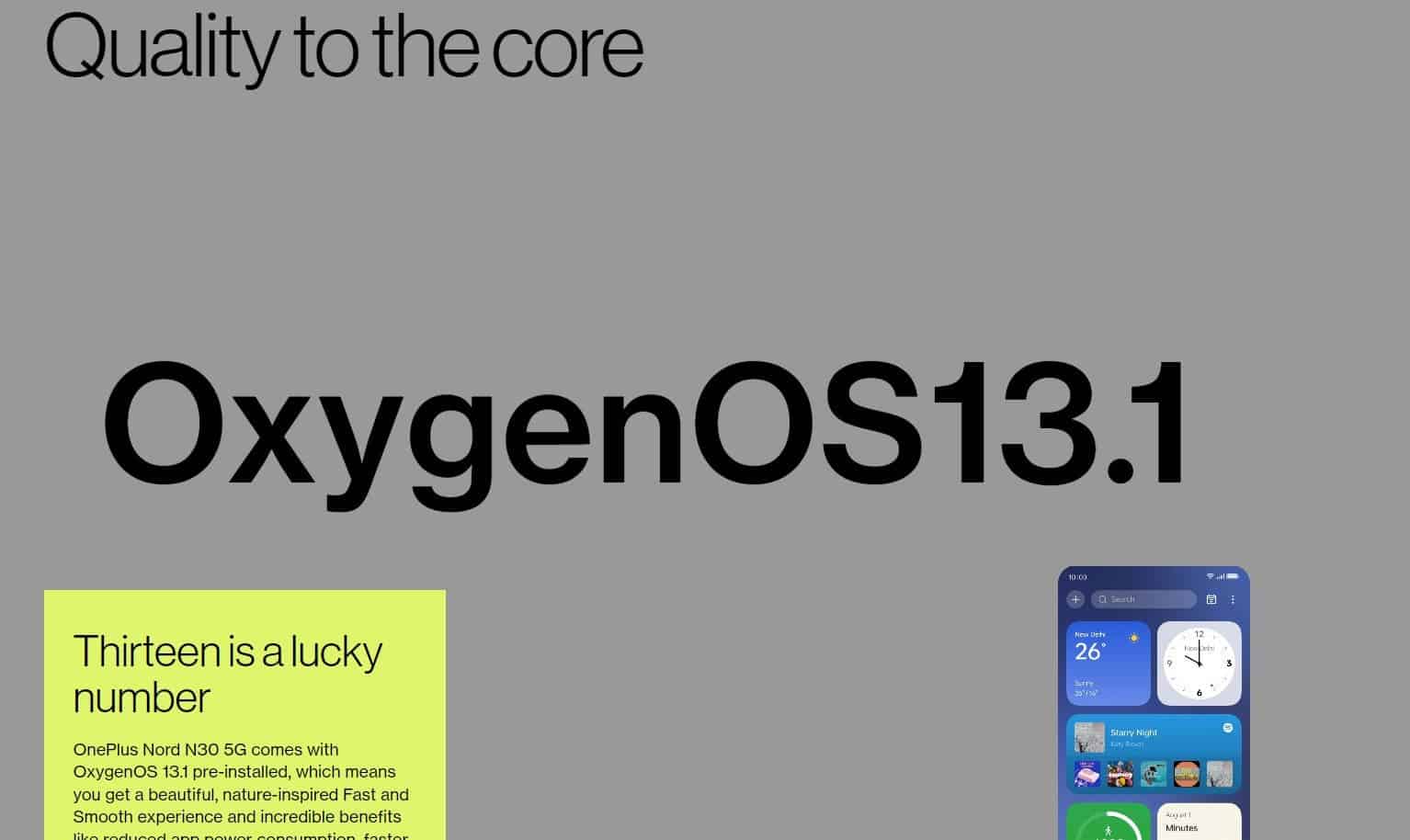 Oxygen OS 13.1