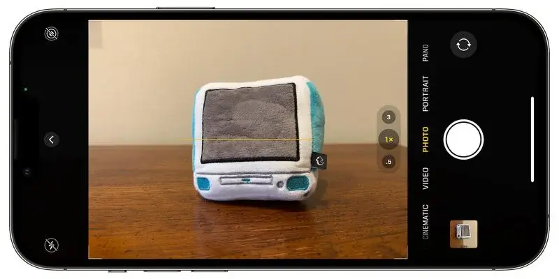Camera Level iOS 17
