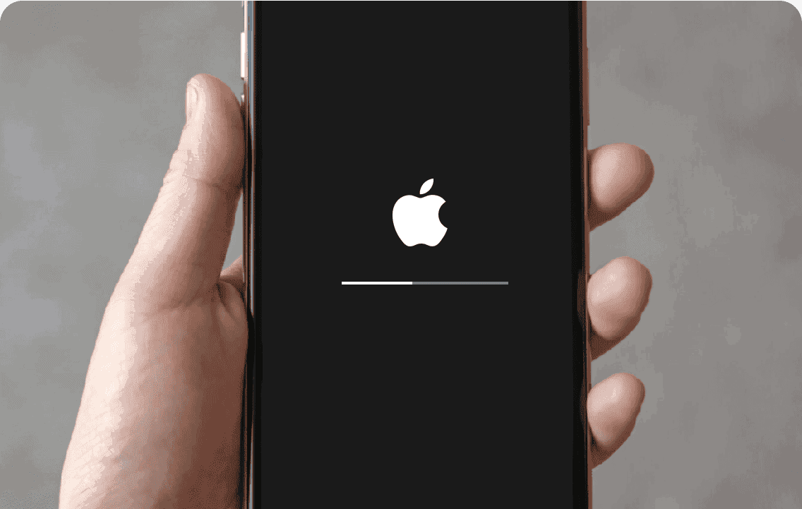 fix iPhone flashing logo