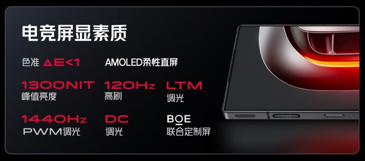Display of Nubia Red Magic 8S Pro lineup