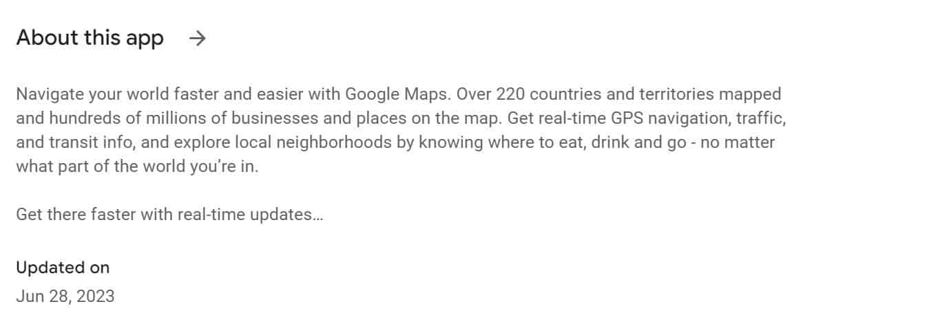 Google  Обновление карт