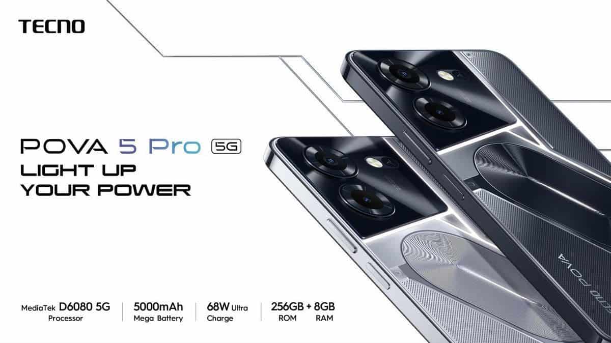 TECNO Launches POVA 5 Pro 5G for An All-Round Pro Gaming and Entertainment  Experience 