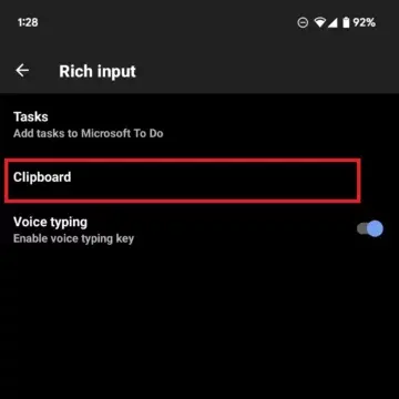 Clipboard sync on Android