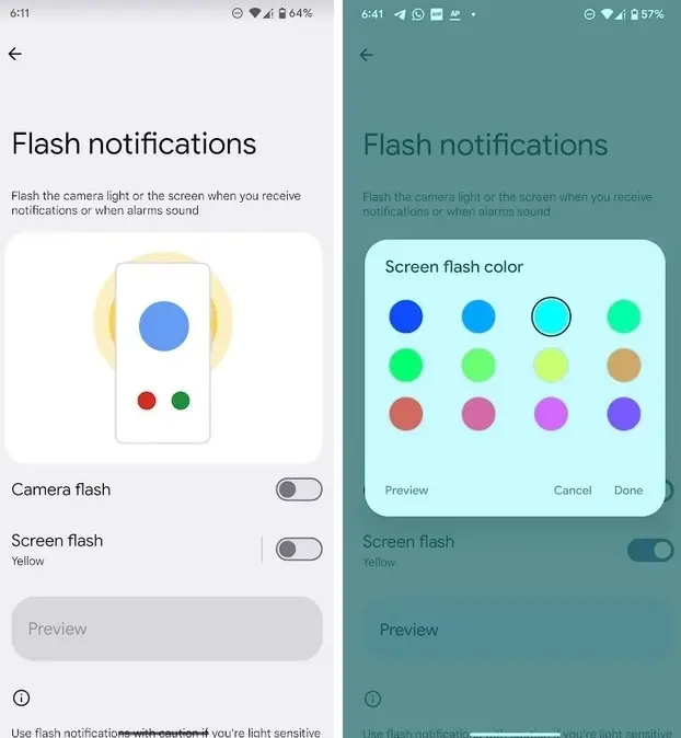flash reminder function