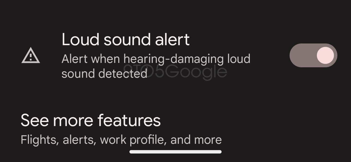 Android 14 Loud Sound Alert