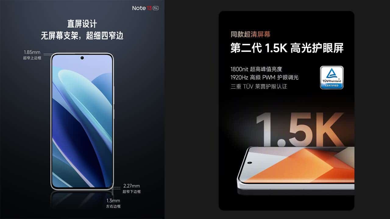 Redmi Note 13 Pro Display
