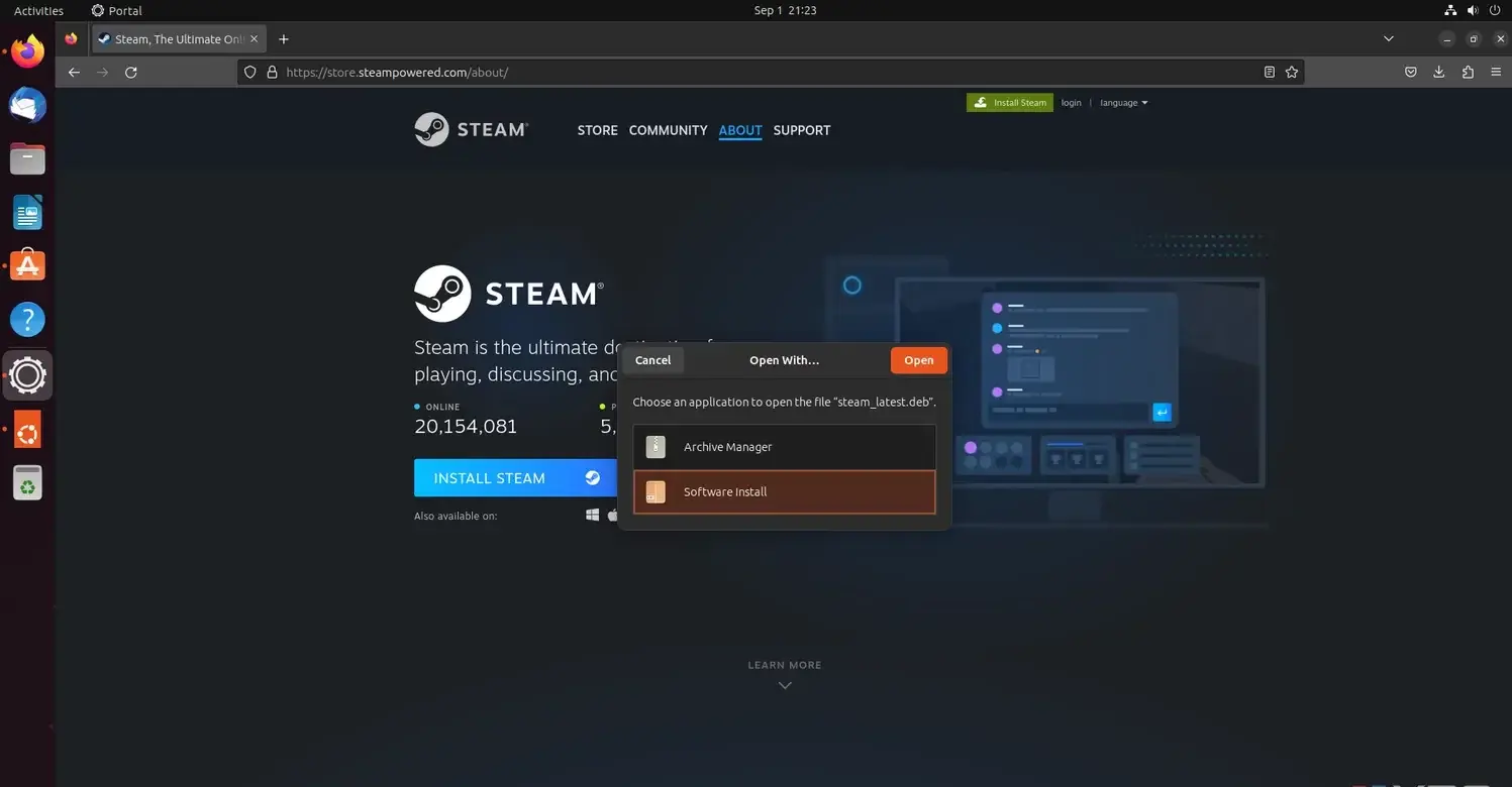Steam в Linux