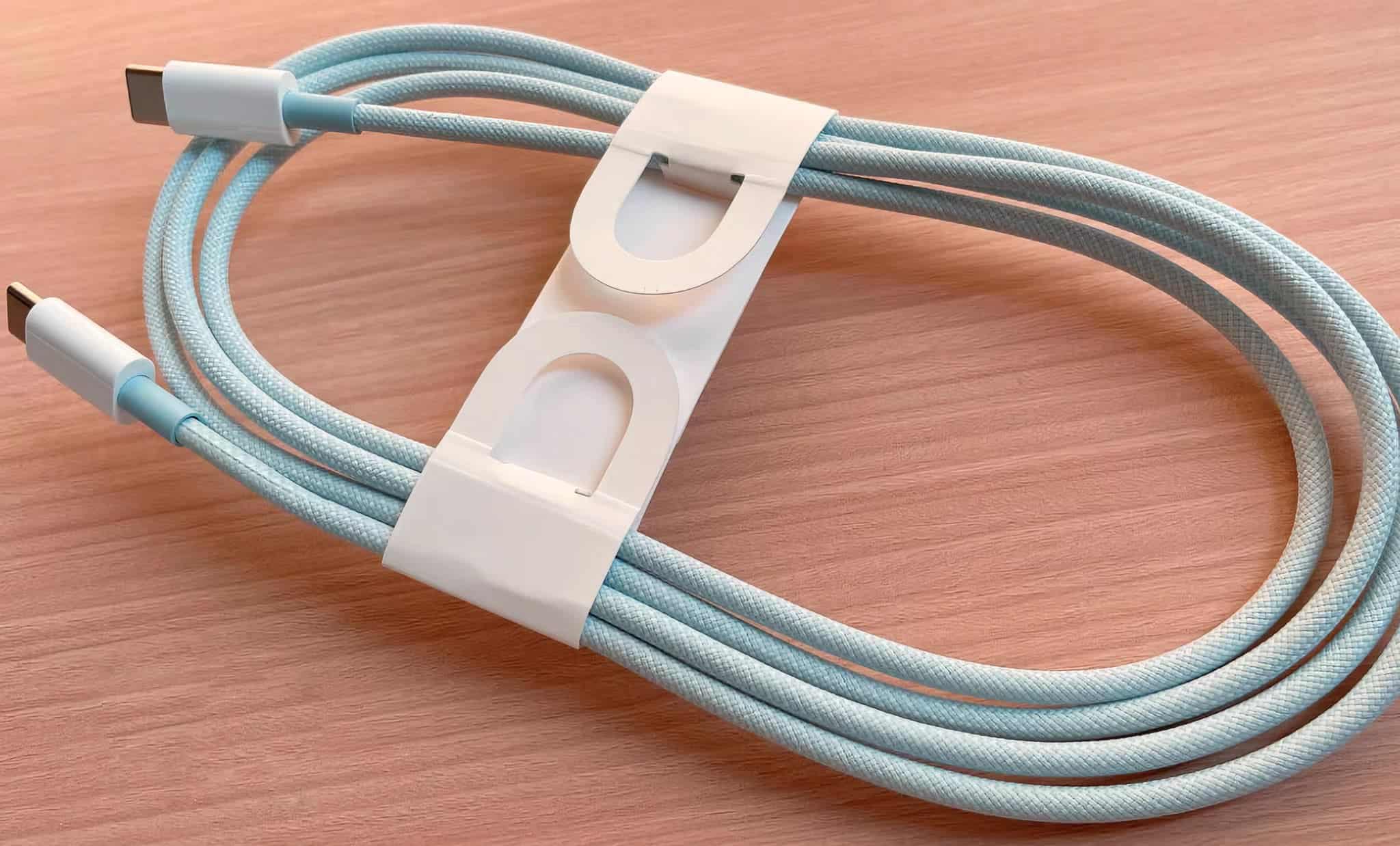 braided USB-C color cable Apple