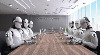 office run by robots