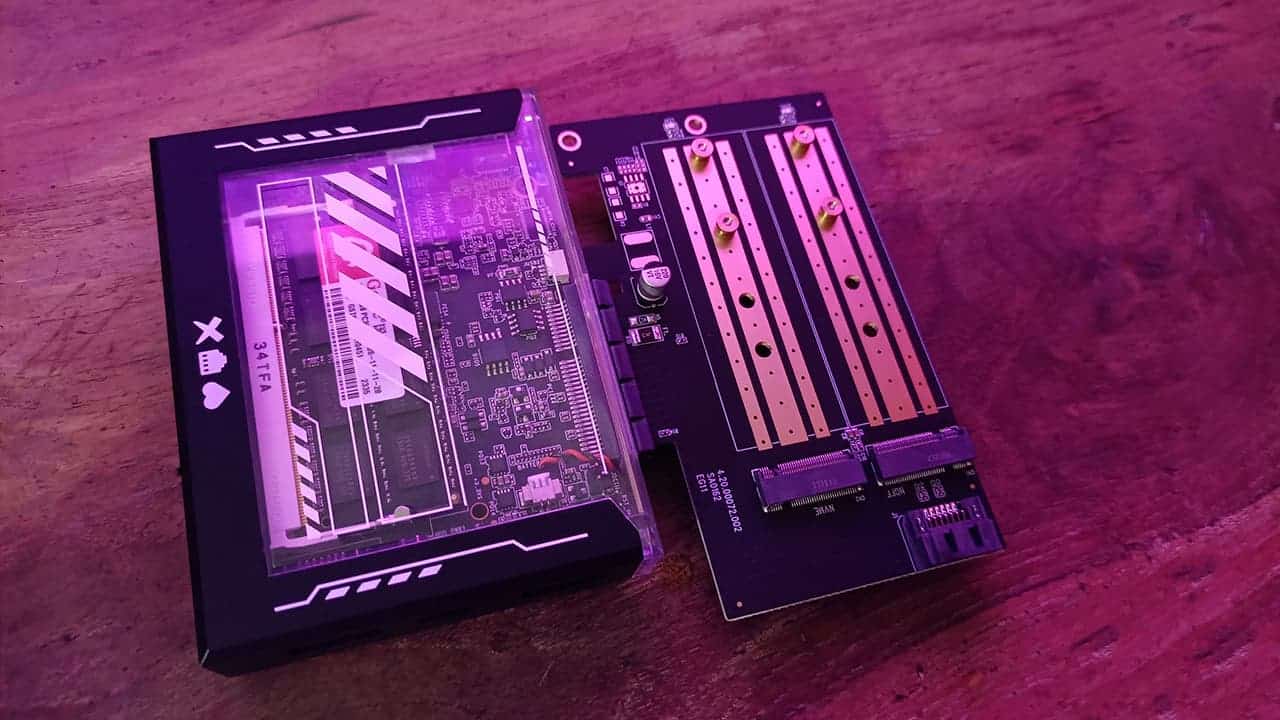 PCIe to NVMe & NGFF SSD Adapter