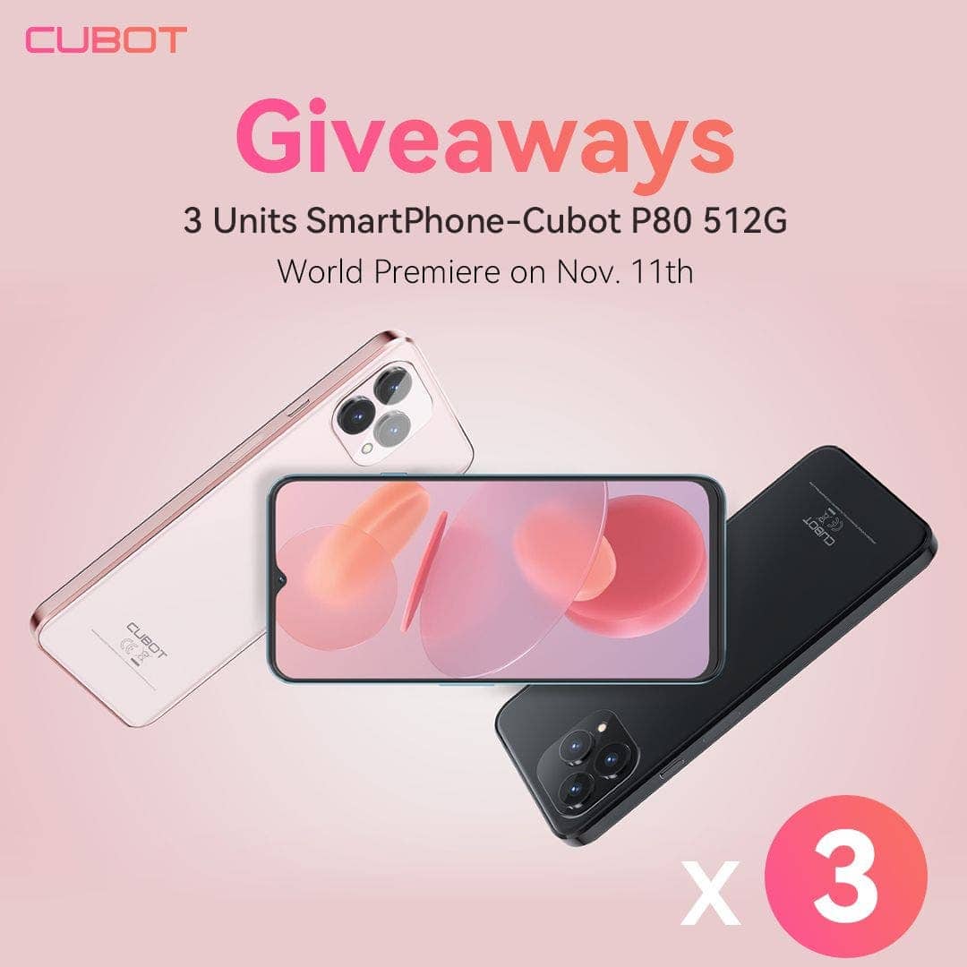 Unveiling the Future of Mobile Technology: Cubot P80 Coming With 512GB of Storage