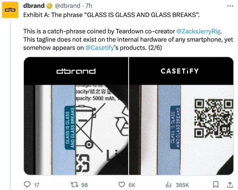 CASETiFY responds to plagiarism/copyright controversy