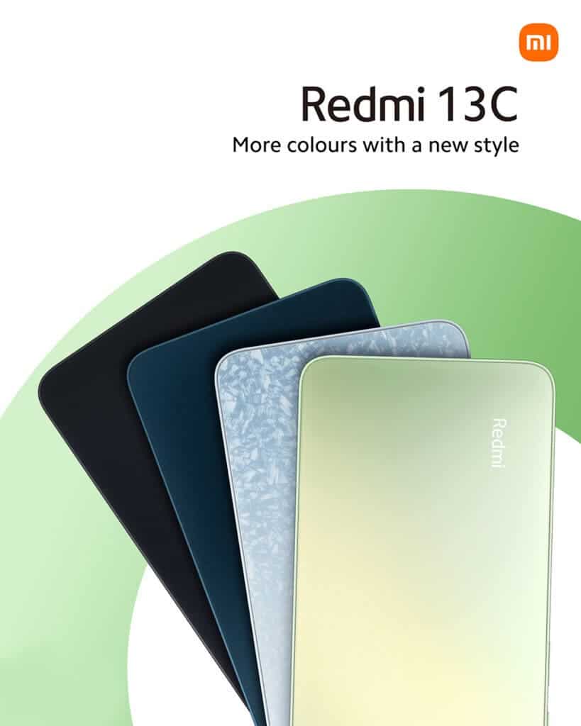 Redmi 13C colors