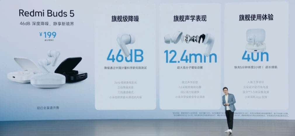 Redmi Buds 5 Pro Sales Begin on November 29 along with Redmi K70