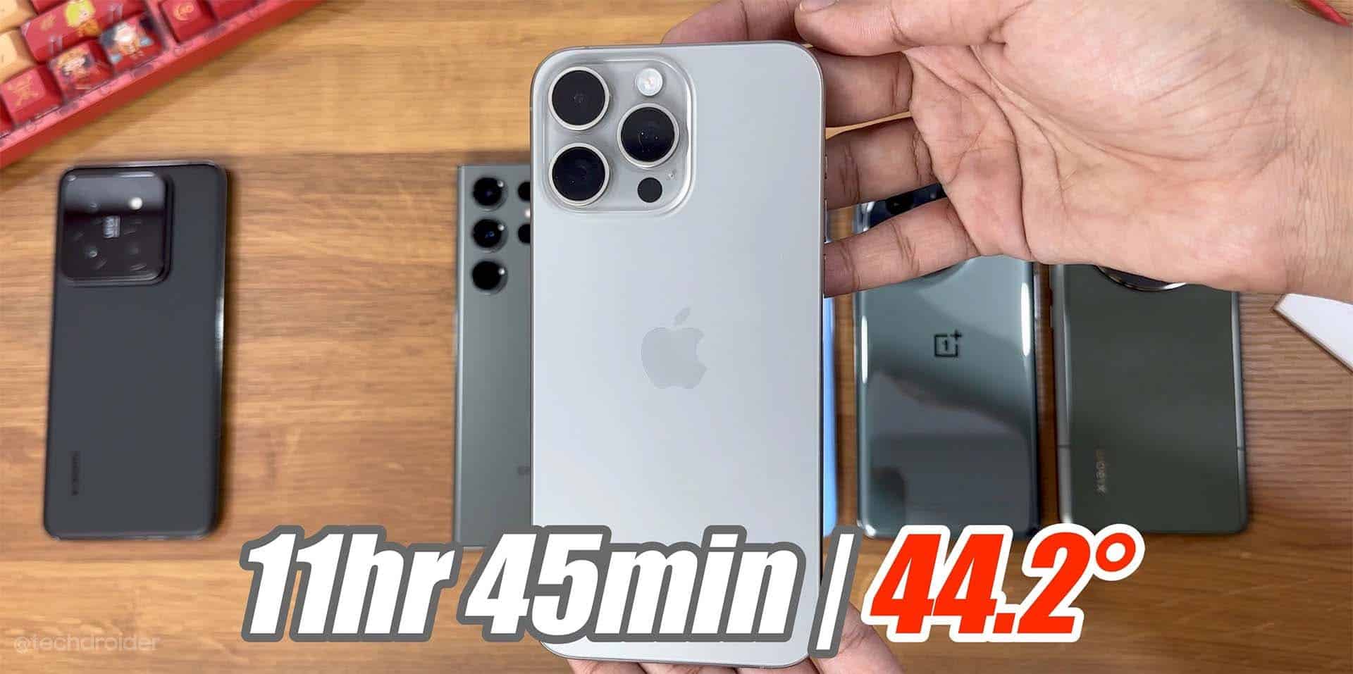iPhone 15 Pro Max Battery Test