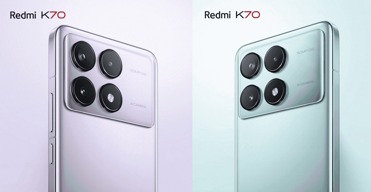 Redmi K70 - Purple and Blue Colors Revealed Ahead of Launch 