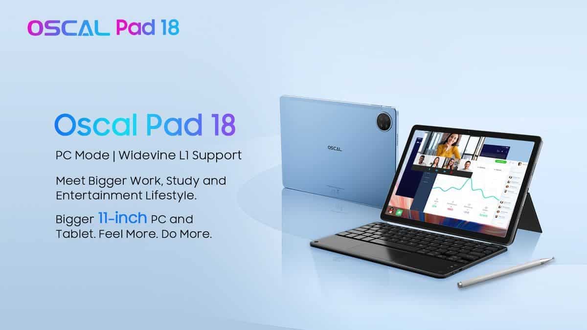 New 11-inch 2-in-1 Tablet Oscal Pad 18 Is Gearing Up to Launch