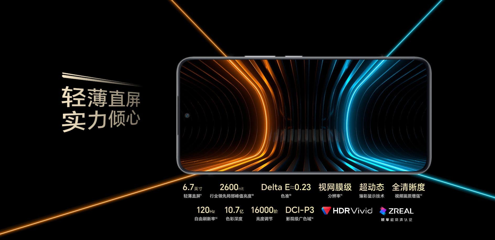 Display features of Honor 90 GT