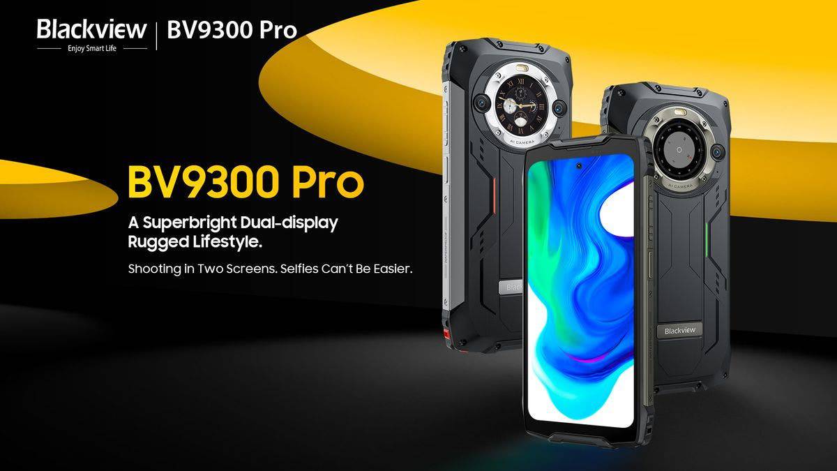 Blackview BV9300 Pro Dual Display Rugged Phone With 24 GB Ram and 15,080mAh  Battery