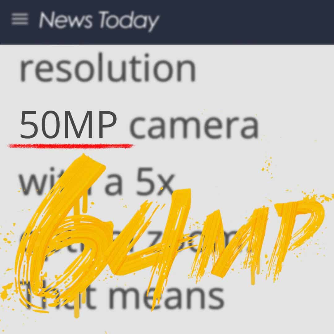 64 MP Camera