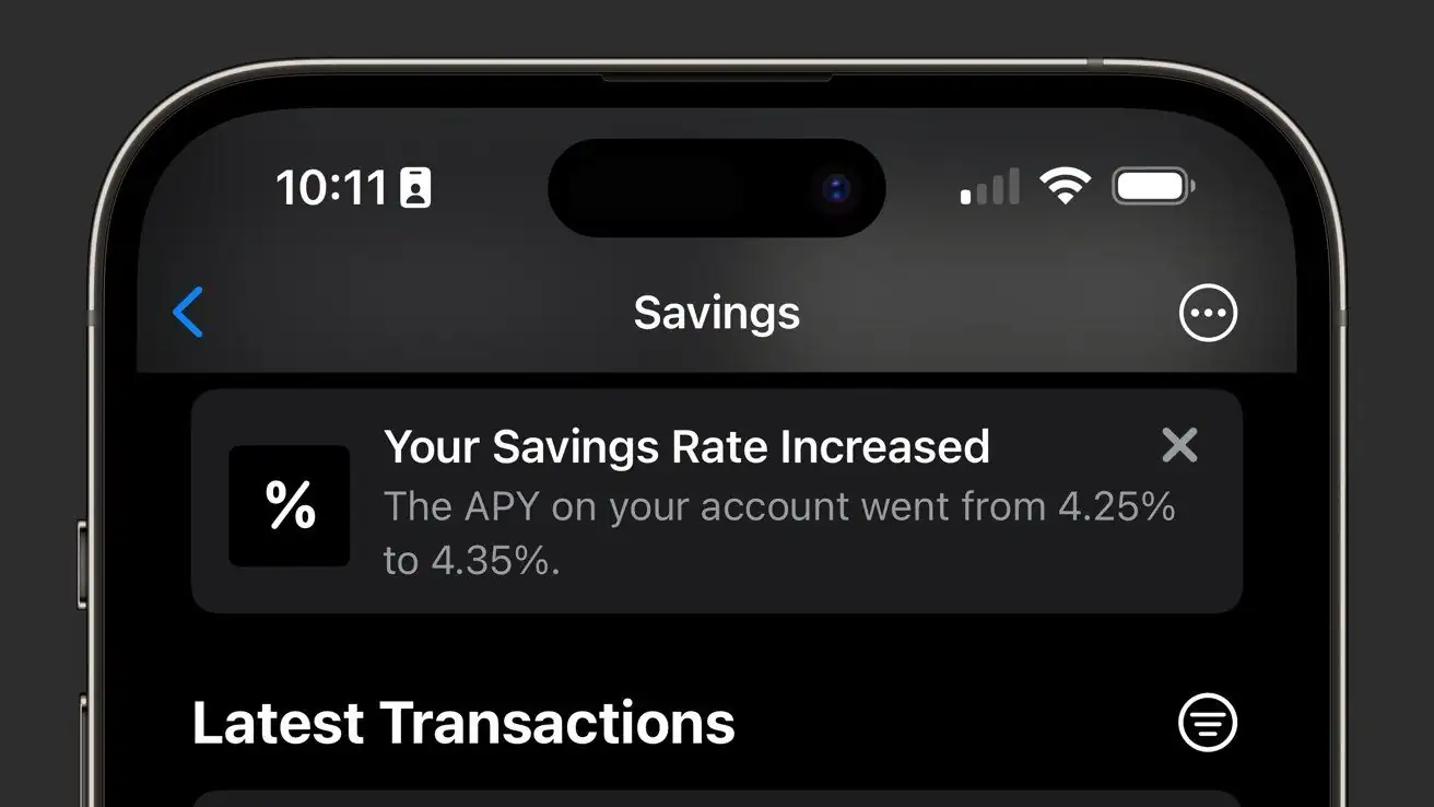 Apple Card Savings Account