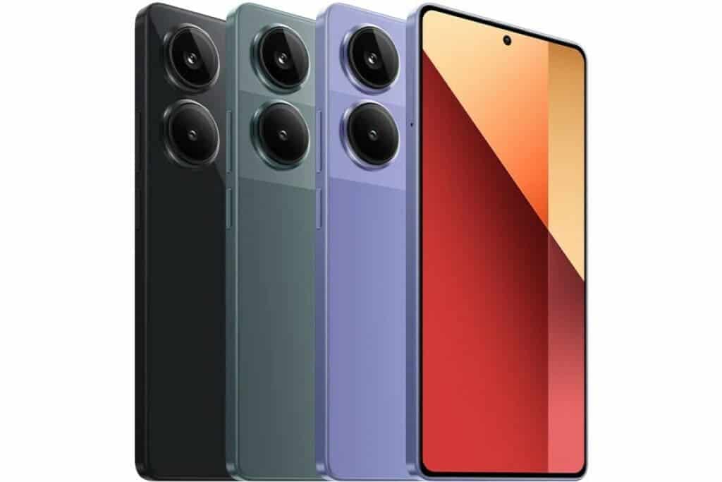 Note 13 Pro 4G colors