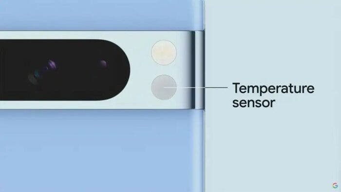 Pixel 8 Pro temperature sensor