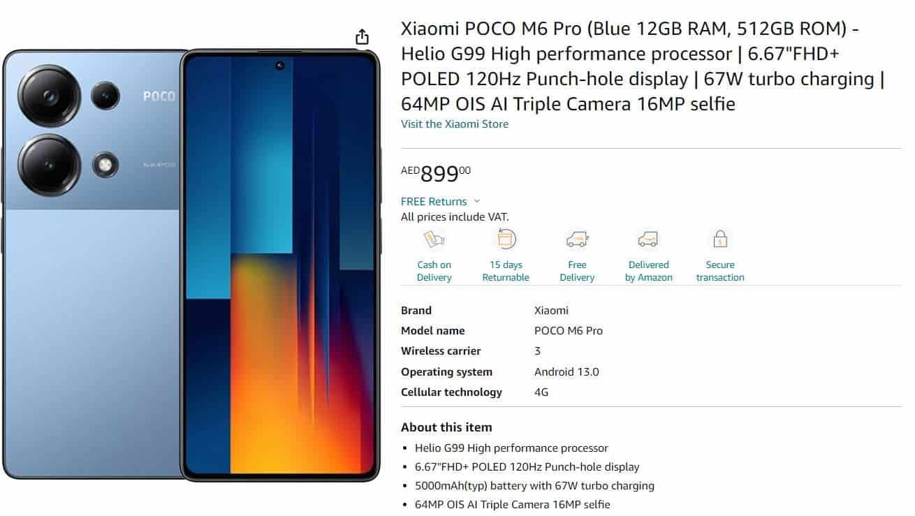 Xiaomi Poco M6 Pro 5G - Price in Bangladesh 2024, Full Specs