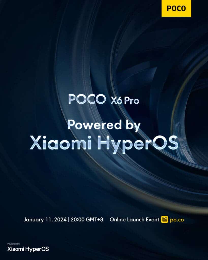 Poco X6 Pro global debut