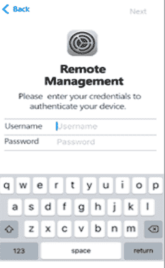 Remove management on iPhone or iPad