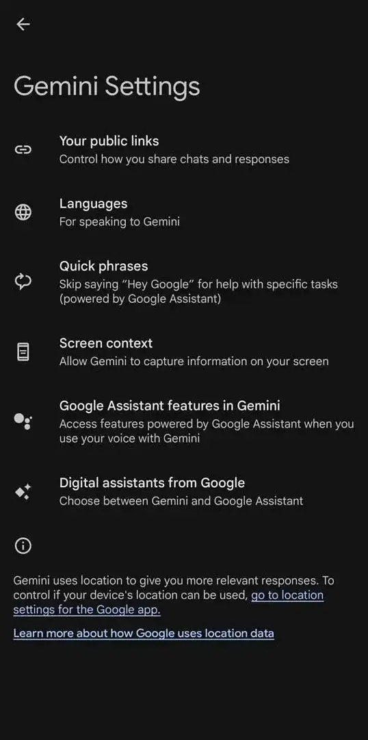 Google Assistant Gemini