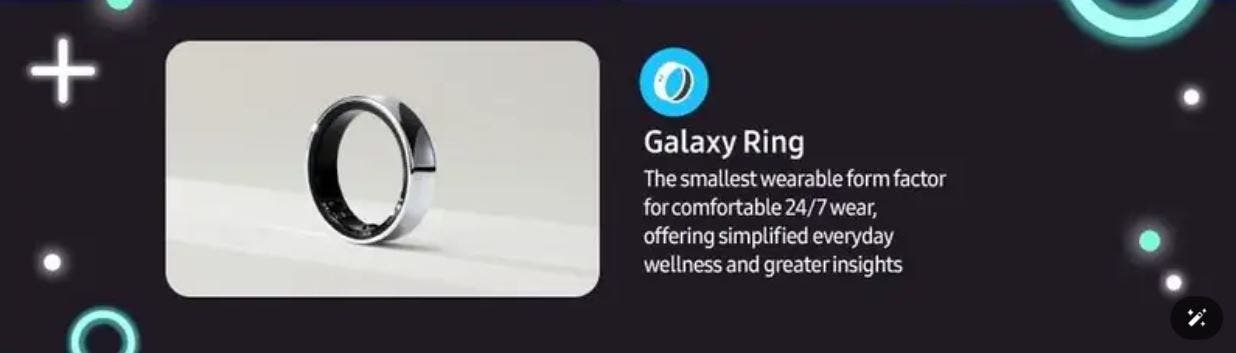Samsung Galaxy Ring

Samsung wearable market